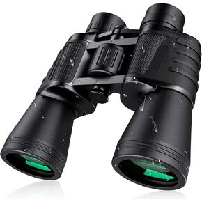 Binoculars, 20x50 Binoculars for Adults, Compact HD High Powered with Low Night Vision, BAK4 Prism, FMC Lens, Waterproof, for Hunting Bird Watching Sports Concerts
