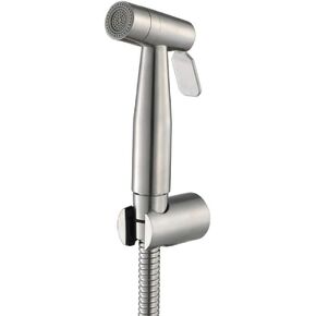 HandheldSprayer kitSprayer Kit Hand Held ShowerTap Spray - Function Spray Gun Set Stainless Steel Brushed Faucet Toilet Flusher