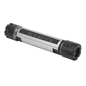 Double Head Collet Chuck, Accurate CNC Lathe Tool Holder, Durably SLD20 ER16M 70L for Processing, Reduces Tool Needs