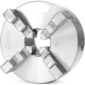 Four-jaw self-centering manual chuck K12 4-jaw 130 mm for CNC engraving machines, milling machines and CNC lathes.