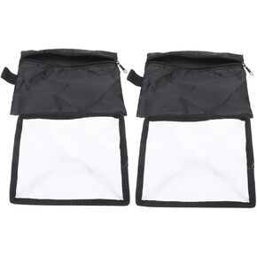 2pcs فلاش ناشر الضوء المحمول الناشر الناعم الناعم للقطعة القماش الفوتوغرافي تصوير فيديو نورو فوتوغرافي لضوء ضوء لضوء الإضاءة الجورب العاكس الناشر