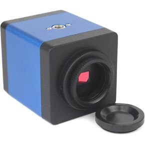 1080P HDMI VGA Dual Output Digital Video Microscope Camera with 130X Zoom C-Mount Lens for Soldering and Repair Tools