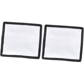 Gadpiparty Photography Video Light Sock 2 Pcs Flash Diffuser for Soft Light Diffuser Sock for Square Head Flash