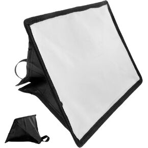 MERRYHAPY Camera Softbox Universal Flash Diffuser Macro Photography Diffuser Cap Reflective Fabric Softbox for Flash
