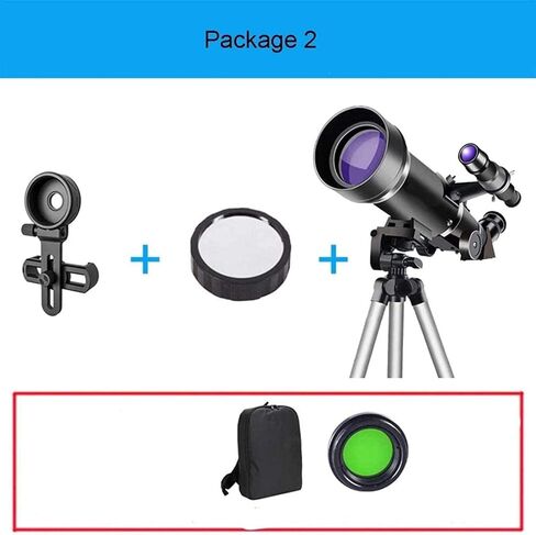 Portable Binoculars High Power Monoculars Astronomical Telescope,Entry-Level Telescope,70mm Aperture 400mm Astronomical Refractor Telescope in Saudi Arabia
