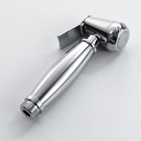 HandheldSprayer Brass Chrome Baby Cloth Diaper Sprayer Portable Hand Held ToiletSprayer Head, for Feminine Wash, Pet Washing, Easy to Install,D(D) in Saudi Arabia
