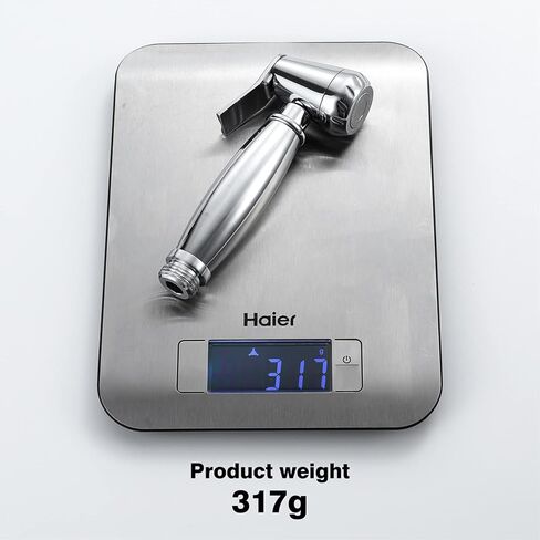 HandheldSprayer Brass Chrome Baby Cloth Diaper Sprayer Portable Hand Held ToiletSprayer Head, for Feminine Wash, Pet Washing, Easy to Install,D(D) in Saudi Arabia