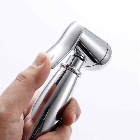 HandheldSprayer Brass Chrome Baby Cloth Diaper Sprayer Portable Hand Held ToiletSprayer Head, for Feminine Wash, Pet Washing, Easy to Install,D(D) in Saudi Arabia