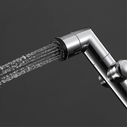 HandheldSprayer ABS Cloth Diaper Sprayer 2 Function Round ShapeSprayer for Toilet and Shower Sprayer for Pet, Bathroom or Toilet,Black a(Chrome a) in Saudi Arabia