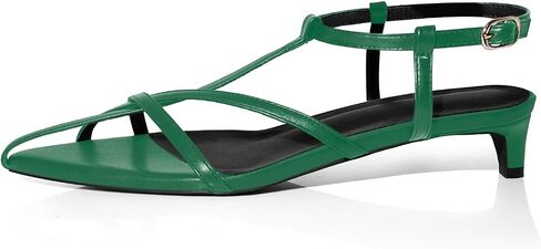 Iadore Women Sexy Histten Low Heel Sandals Retro Retro Calkle مع أحذية مشبك مفتوحة فتحات الصيف الصيفية مقاس 5-12 الولايات المتحدة in Kuwait