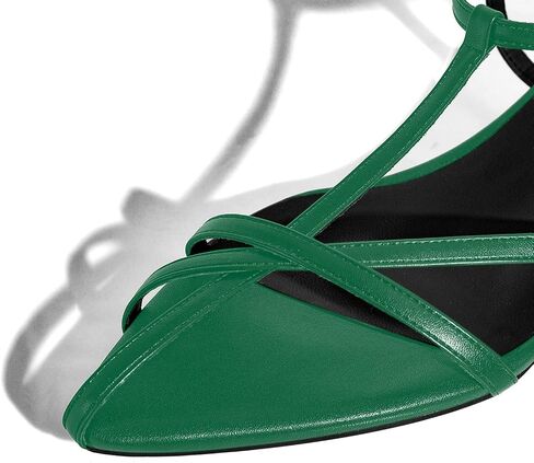 Iadore Women Sexy Histten Low Heel Sandals Retro Retro Calkle مع أحذية مشبك مفتوحة فتحات الصيف الصيفية مقاس 5-12 الولايات المتحدة in Kuwait