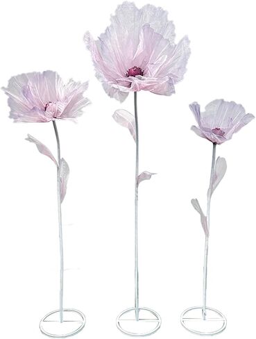 Giant Flower Decoration for Wedding Background, Party Decoration, Birthday Party, Photography Props, Shop Window Props, Banquet, Stage, Mall Display (Red) in Kuwait