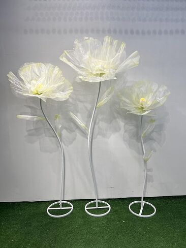 Giant Flower Decoration for Wedding Background, Party Decoration, Birthday Party, Photography Props, Shop Window Props, Banquet, Stage, Mall Display (Red) in Kuwait