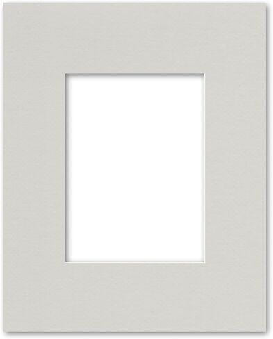 16x20 Matting for 9x12 Photograph or Artwork 4-Ply Bevel Cut Acid Free Matboard for Picture framing (Light Gray) in Kuwait