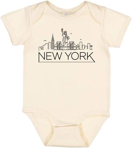 Skyline New York Baby Bodysuit in Kuwait