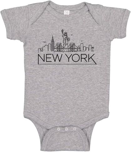 Skyline New York Baby Bodysuit in Kuwait