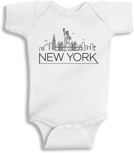 Skyline New York Baby Bodysuit in Kuwait