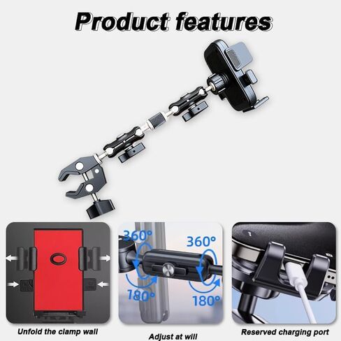 شاحنات هاتف Truck For Jeep Commander 2006-2010 ، MATTER ARM ARM MOUNT لمقابض الشاحنة ، شاحنة Universal Car Truck Hound Mount For Truck ، Pickup ، SUV ، VAN in Saudi Arabia