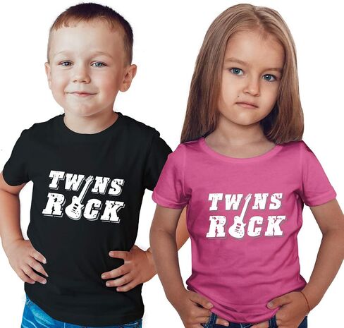 Boy & Girl Womb Mates Shirts - Includes 2 T-Shirts: Twin 1 & Twin 2 in Saudi Arabia