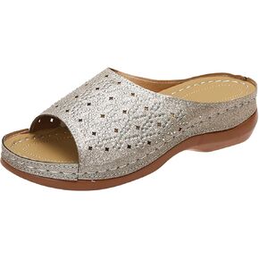 Orthotic Slippers with Arch Support for Women Orthotic Shoes for Plantar Fasciitis for Women Woman Summer Sandals 2025 Orthotic Womens Black Platform Sandals with Arch Support Flats for Women