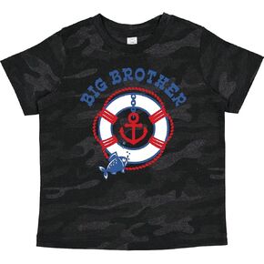 inktastic Nautical Big Brother Toddler T-Shirt