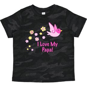 inktastic I Love My Papa Toddler T-Shirt