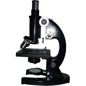 Student Compound Microscope, Metal Body, Black