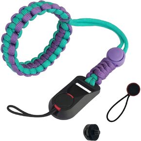 Camera Wrist Strap for Digital Camera, Action Camera and Selfie Stick with Quick Release Connector and a 1/4" Screw