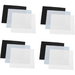 30pcs Microfiber Cleaning Cloths for Delicate Washable Reusable for Eyeglasses Camera Lenses Phones and Screens Soft Lint Material