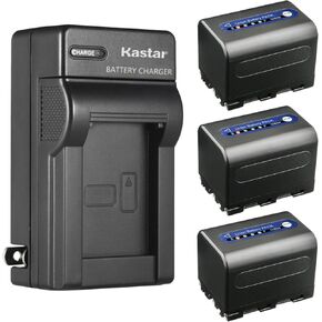 Kastar 1-Pack Battery and AC Wall Charger Replacement for Sony CCD-TRV250, CCD-TRV308, CCD-TRV318, CCD-TRV328, CCD-TRV338, CCD-TRV350, CCD-TRV408, CCD-TRV418, CCD-TRV428, CCD-TRV438, CCD-TRV608