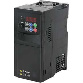220V to 380V 0.75KW/1.5KW/2.2KW/3.7KW/5.5KW 1phase to 3 Phase Output Variable Frequency Drive Motor Speed Control Inverter(2.2KW 220V to 380V W)