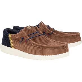 Hey Dude Men Wally Funk Corduroy Espresso/Blue Jean 12 Medium