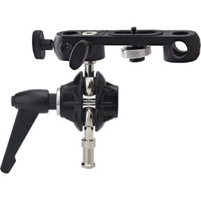 Kupo Double Ball Joint Adapter with Dual 5/8in (16mm) Studs with Camera Bracket (KG007212)