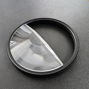 Split Halo Fx Filter 77/82mm, Glass Flare Prism Filter, Special Effects Photography Accessories, DSLR Camera Lens Filter (82mm)