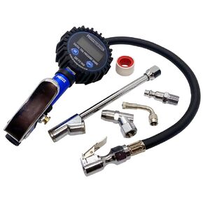 Preece 300PSI Digital Tire Pressure Gauge and Inflator with Accessory Kit
