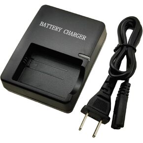 LP-E5 Battery Charger for Canon LC-E5 LC-E5C LC-E5E Battery Compatible with Canon EOS 1000D, EOS 450D, EOS 500D, EOS Kiss F, EOS Kiss X2, EOS Kiss X3, Rebel T1i, Rebel XS, EOS Rebel Xsi Camera
