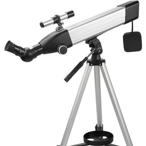 Telescope for Kids Adults, 60mm Aperture 500mm Astronomical Refractor Telescope Full Rotation Eyepiece Telescope for AST