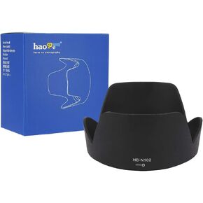 Haoge Bayonet Lens Hood for Nikon 1 Nikkor VR 10-100mm f4.5-5.6 PD-Zoom Lens Replaces Nikon HB-N102