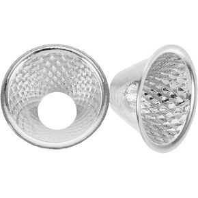 POPETPOP 2Pcs LED Light Reflector Cup Replacement Part Spotlight Shade Accessory for Flashlight Fitting Compact and Portable Design for Outdoor Activities and Emergencies Enhances