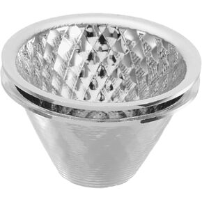 jojofuny 2Pcs LED Light Reflector Cup Replacement High Efficiency Reflector for Flashlight Fitting Enhances Brightness for Camping and Emergency Lighting Needs