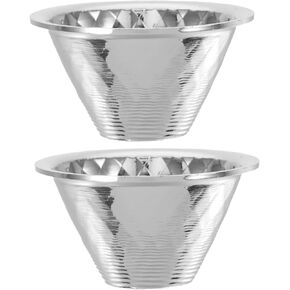 2Pcs LED Light Reflector Cup Flashlight Accessory for Enhanced Brightness for Camping Home Emergencies and