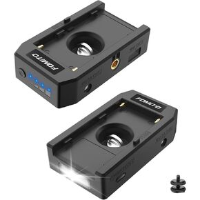 لوحة محول بطارية Fomito NP-F لايت لبطارية Sony NP-F