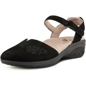 Therafit Morgan Women's Nubuck Leather Arch Support Mary Jane Casual Shoe - for Plantar Fasciitis/Foot Pain