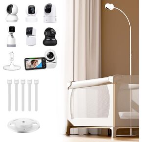 Baby Monitor Mount for Nanit Pro & Flex Stand,Tapo C200/C210/HB6550/Kasa EC70/eufy E220,Also Cameras with 1/4 Thread Connection,81Inch Adjustable Height Baby Monitor Floor Stand Holder