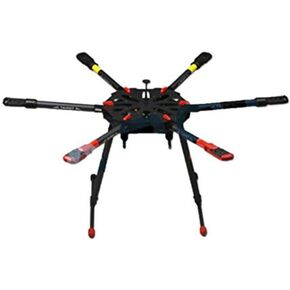 TAROT TL6X001 X6 6 Axis Umbrella Carbon Fiber Airframe Foldable Hexacopter Frame Kit Electronic Retractable Landing Skid for DIY RC FPV Drone
