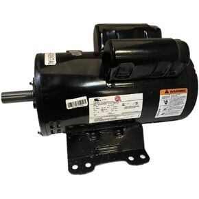 56283138 23378805 IR Replacement Air Compressor Motor, Single Phase, 184T Frame, Open Drip Proof Enclosure, 5Hp Output, 3450rpm, 60Hz, 208-230V Voltage, 24.9 Amps