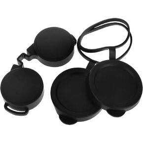 SUPVOX 3pcs Rubber Lens Caps Scope Lens Cover Binoculars Protection for Outdoor Activities
