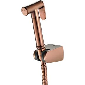 Toilet Bathroom HandheldSprayerSprayer for Toilet Rose Gold, Brass HandheldSprayer with Hose, Baby Diaper Cloth Washer, Hand Shower for Pet, Wall MountKit,Attachment