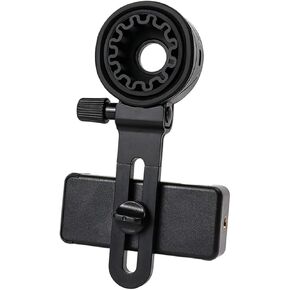 Telescope Phone Adapter for Monocular and Binocular Photography Adjustable Phone Mount for Spotting Scope and Microscope Compatible with Smartphones
