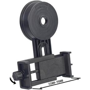 Smartphone Photography Telescope Adapter Mount Cell Phone Holder for Binoculars Monoculars and Spotting Scopes with Outer Easy Alignment